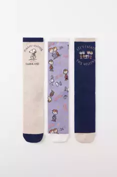 Хлопковые носки GENERIC SOCKS PACKS, 3 шт women'secret, темно-синий