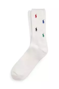 Хлопковые носки Polo Ralph Lauren, белый