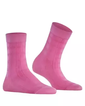 Хлопковые носки с геометрическим принтом Falke, фуксия