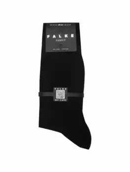 Хлопковые носки с логотипом Falke, тёмно-синий