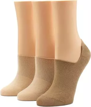 Хлопковые носки с подкладкой и арочным зажимом, 3 пары HUE, цвет Neutral