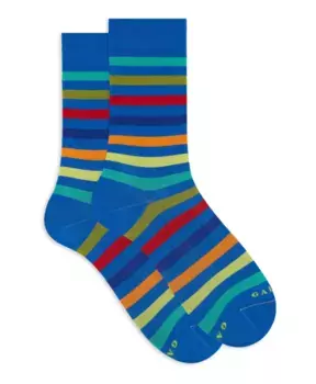 Хлопковые носки во французскую синюю полоску Gallo, мультиколор