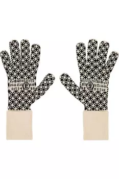 Хлопковые перчатки Mm6 Maison Margiela, мультиколор