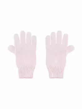 Хлопковые перчатки с логотипом Ralph Lauren, розовый