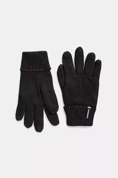 Хлопковые перчатки Superdry, черный