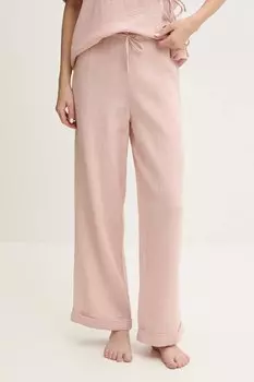 Хлопковые пижамные брюки Chantelle, розовый