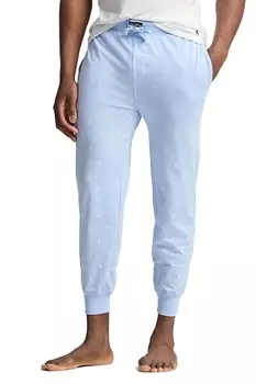 Хлопковые пижамные брюки Polo Ralph Lauren, синий