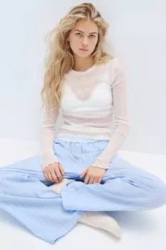 Хлопковые пижамные штаны H&M, мультиколор