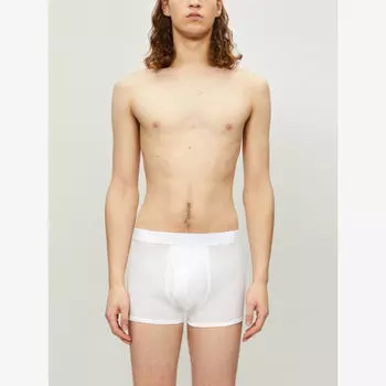 Хлопковые плавки стандартного кроя Q82 Sunspel, белый