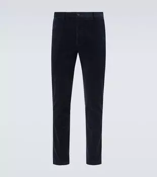 Хлопковые прямые брюки из вельвета Polo Ralph Lauren, Aviator Navy