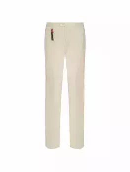 Хлопковые прямые брюки Marco Pescarolo, бежевый