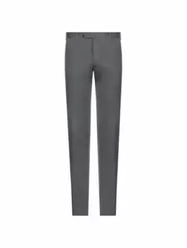 Хлопковые прямые брюки Pantaloni Torino, серый