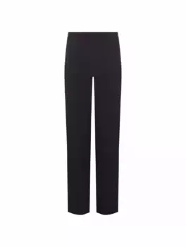 Хлопковые прямые брюки Zimmerli, тёмно-синий