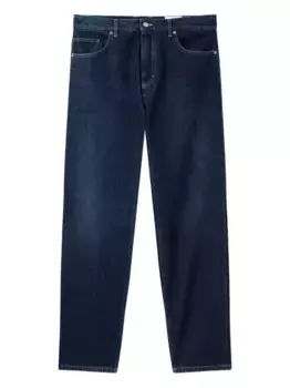 Хлопковые прямые джинсы Axel Arigato, синий