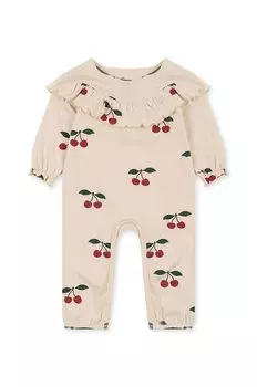 Хлопковые рамперы для новорожденных Konges Sljd, розовый