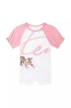 Хлопковые рампы Kenzo Kids для новорожденных. Kenzo kids, белый