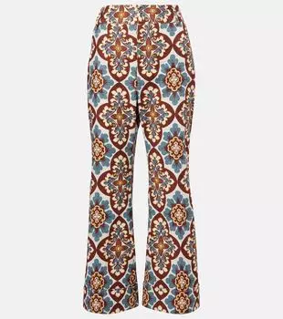 Хлопковые расклешенные брюки Hendrix high-rise La DoubleJ, Mini Palazzo