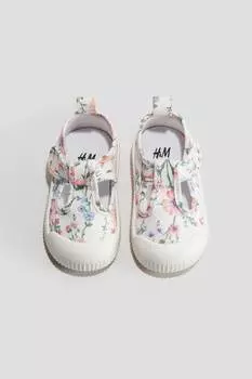 Хлопковые сандалии H&M, мультиколор