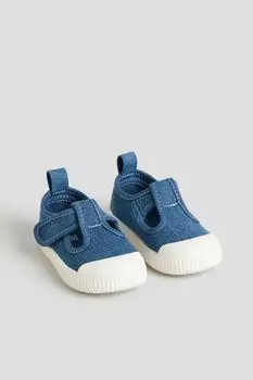 Хлопковые сандалии H&M, синий