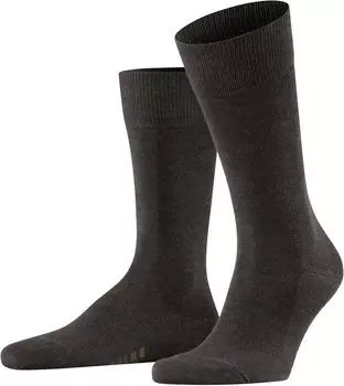 Хлопковые семейные носки Falke, цвет Dark Brown