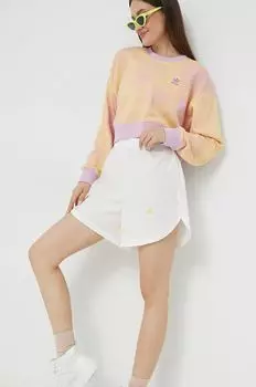 Хлопковые шорты adidas Originals, белый