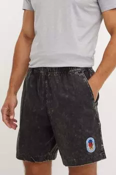 Хлопковые шорты adidas Originals, серый