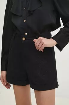 Хлопковые шорты Answear Lab, черный