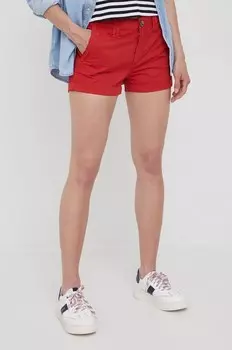 Хлопковые шорты BALBOA SHORT Pepe Jeans, красный