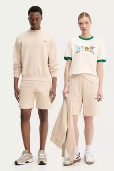 Хлопковые шорты Barrow, бежевый