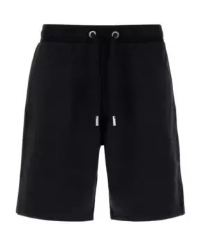 Хлопковые шорты-бермуды Ami Paris, черный