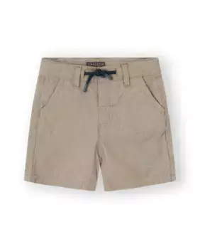 Хлопковые шорты-бермуды для мальчиков коричневого цвета Canada House, цвет Marrn claro