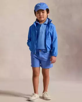 Хлопковые шорты-бермуды для мальчиков Polo Ralph Lauren, синий