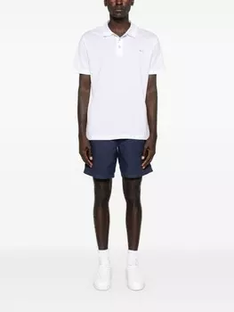 Хлопковые шорты-бермуды на кулиске Polo Ralph Lauren, синие
