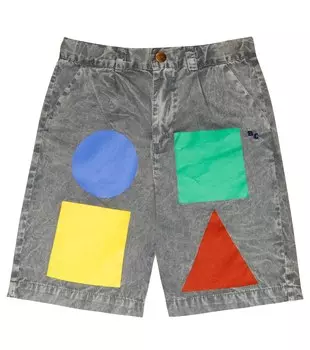 Хлопковые шорты-бермуды с принтом Bobo Choses, разноцветный