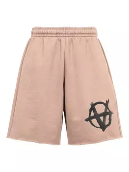 Хлопковые шорты-бермуды VETEMENTS, нейтральный