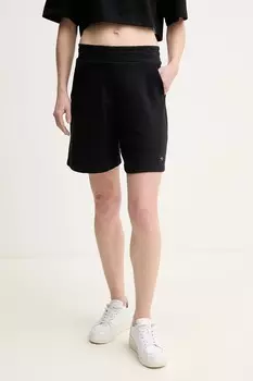 Хлопковые шорты Calvin Klein Jeans, черный