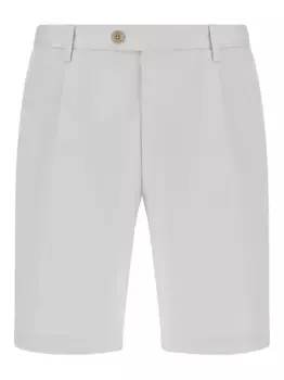 Хлопковые шорты-чиносы Boggi Milano, белый