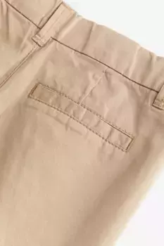 Хлопковые шорты-чиносы H&M, бежевый