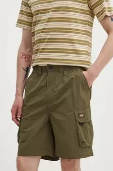 Хлопковые шорты Dickies, зеленый