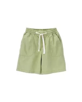 Хлопковые шорты для мальчика на резинке на талии Knot, зеленый