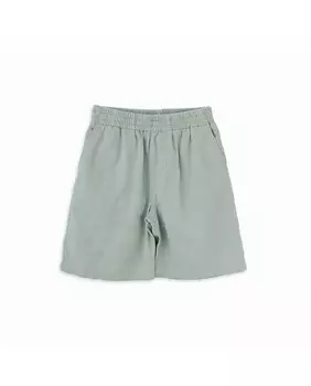 Хлопковые шорты для мальчика с эластичной резинкой на талии Knot, зеленый