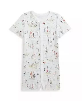 Хлопковые шорты для маленьких мальчиков из коллаборации с Riley Sheehey Polo Ralph Lauren, белый