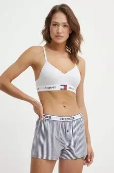 Хлопковые шорты для отдыха Tommy Hilfiger, темно-синий