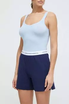 Хлопковые шорты для отдыха United Colors of Benetton, темно-синий