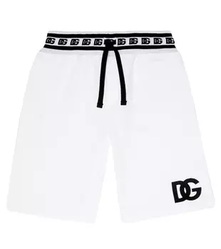 Хлопковые шорты Dolce&Gabbana, белый