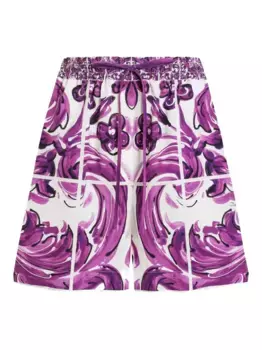 Хлопковые шорты DOLCE & GABBANA, белый
