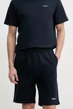 Хлопковые шорты DUKE SHORTS Pepe Jeans, темно-синий