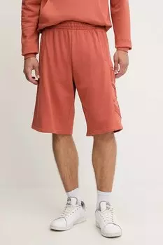Хлопковые шорты Ea7 Emporio Armani, оранжевый
