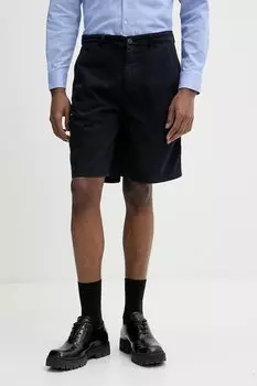 Хлопковые шорты Guess Jeans, темно-синий