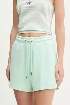 Хлопковые шорты Guess Jeans, зеленый